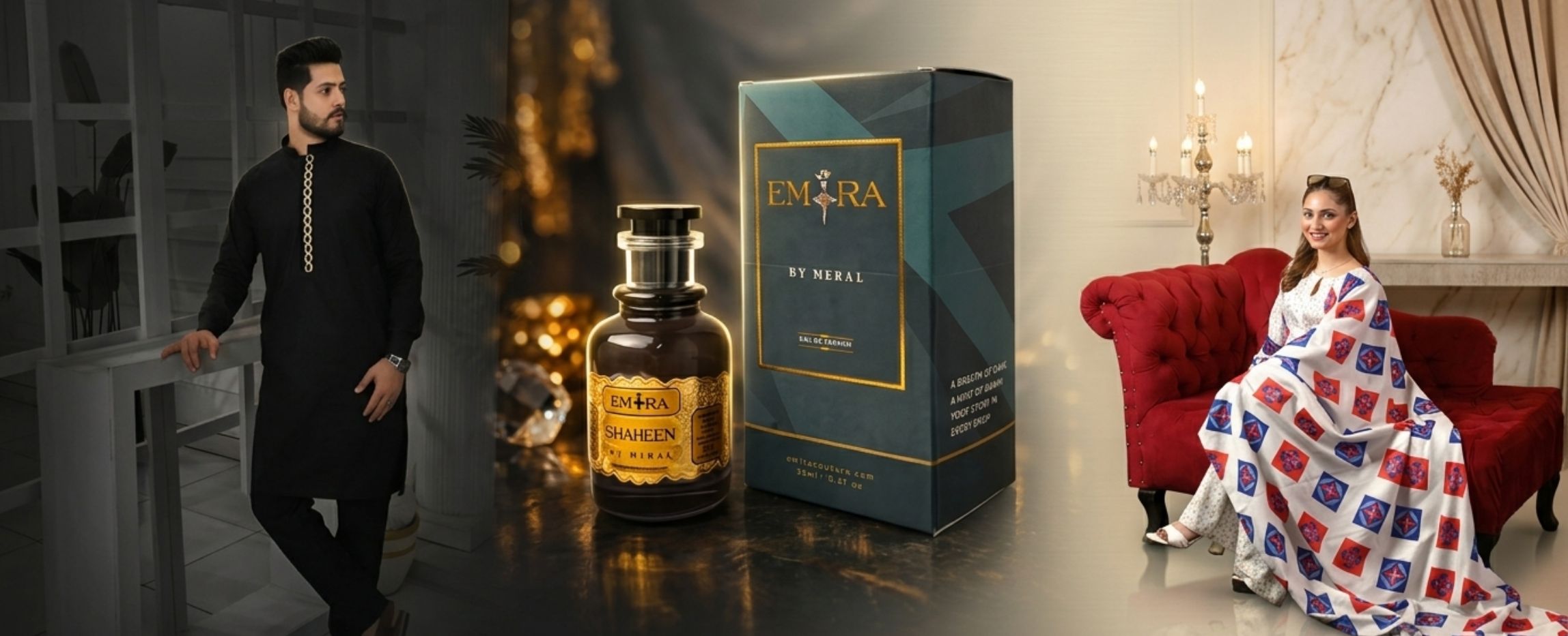 Emira Couture Banner - Mens Clothing - Womens Clothing - Fragrances
